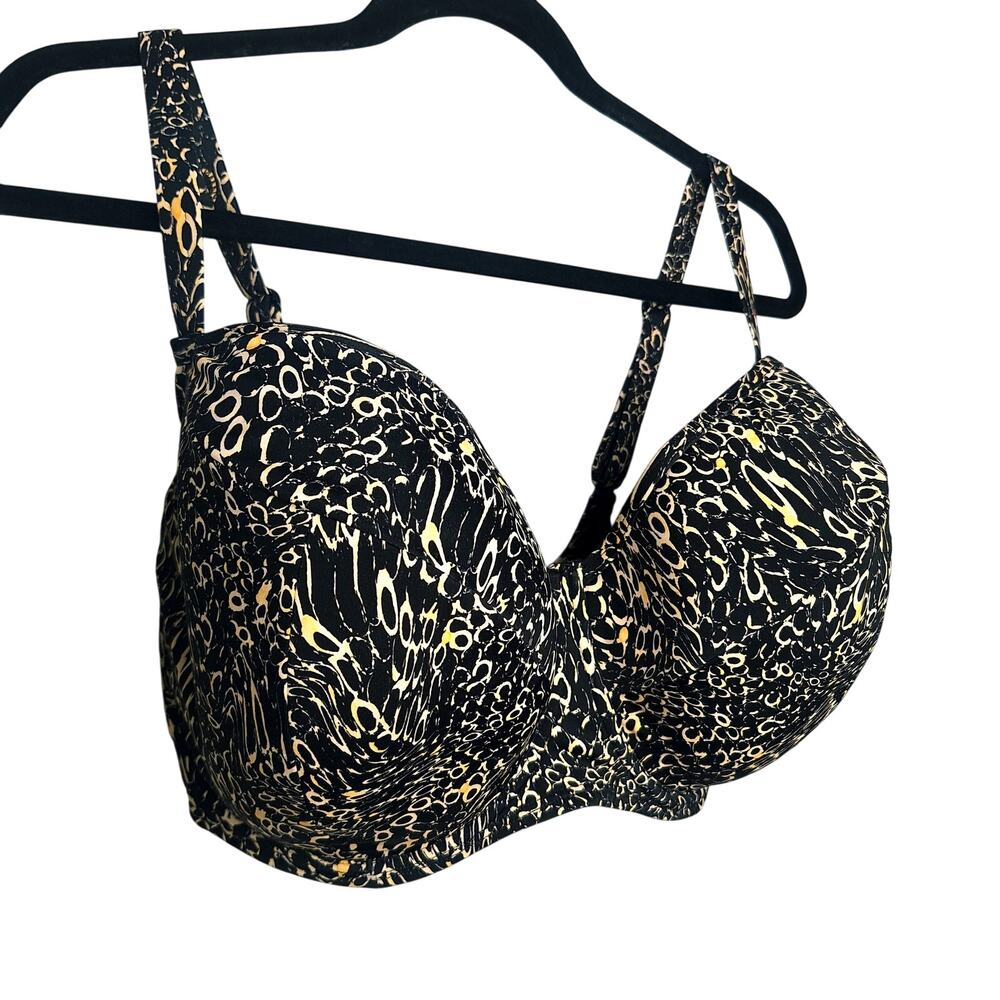 Curvy Kate Eclipso Balcony Bikini Top Swim Leopard 34N (34JJ) Underwire Animal